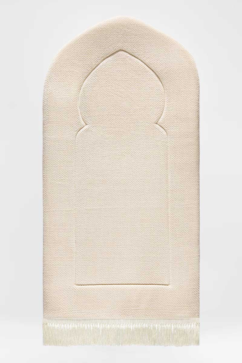 Almond Arched Plain Prayer Mat
