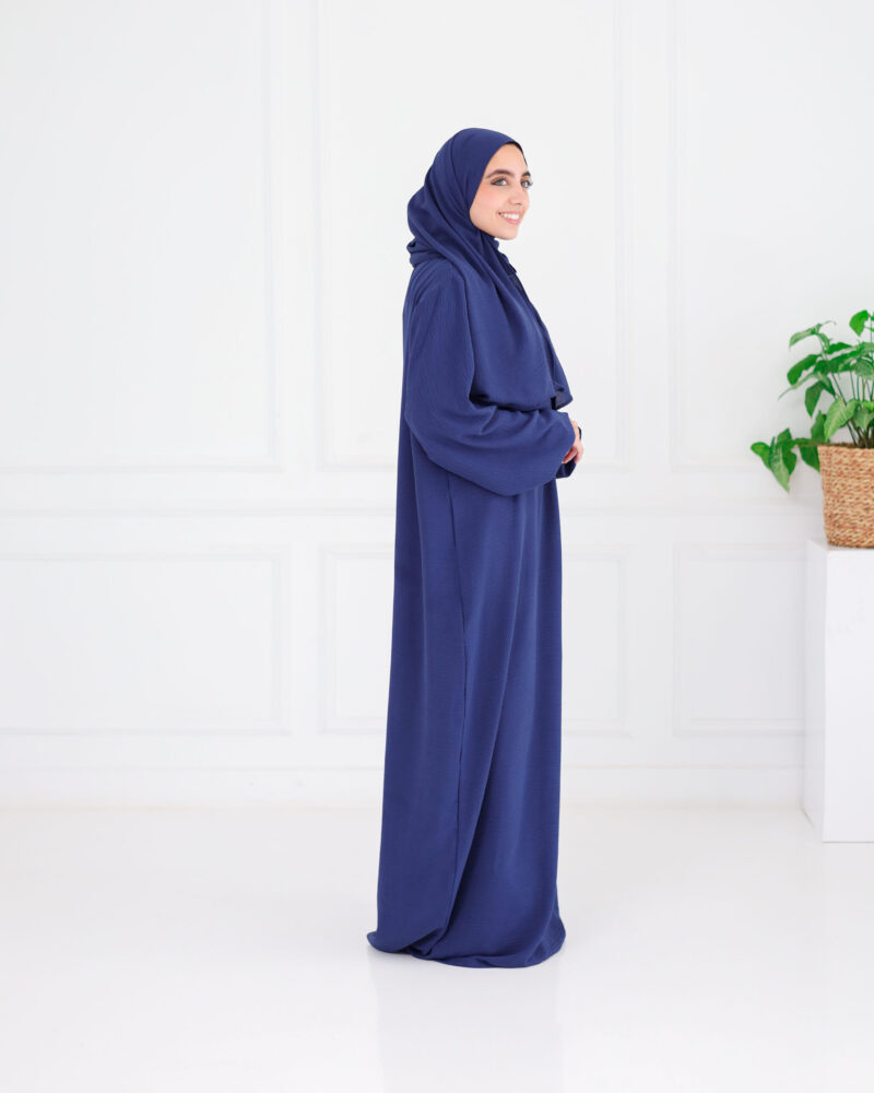 ⁦Blue Dusk Silky Prayer Dress⁩ - الصورة ⁦3⁩