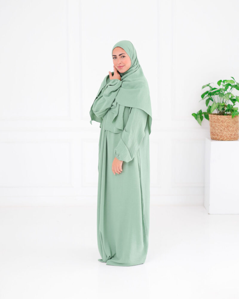 ⁦Green Spring Prayer Dress⁩ - الصورة ⁦4⁩