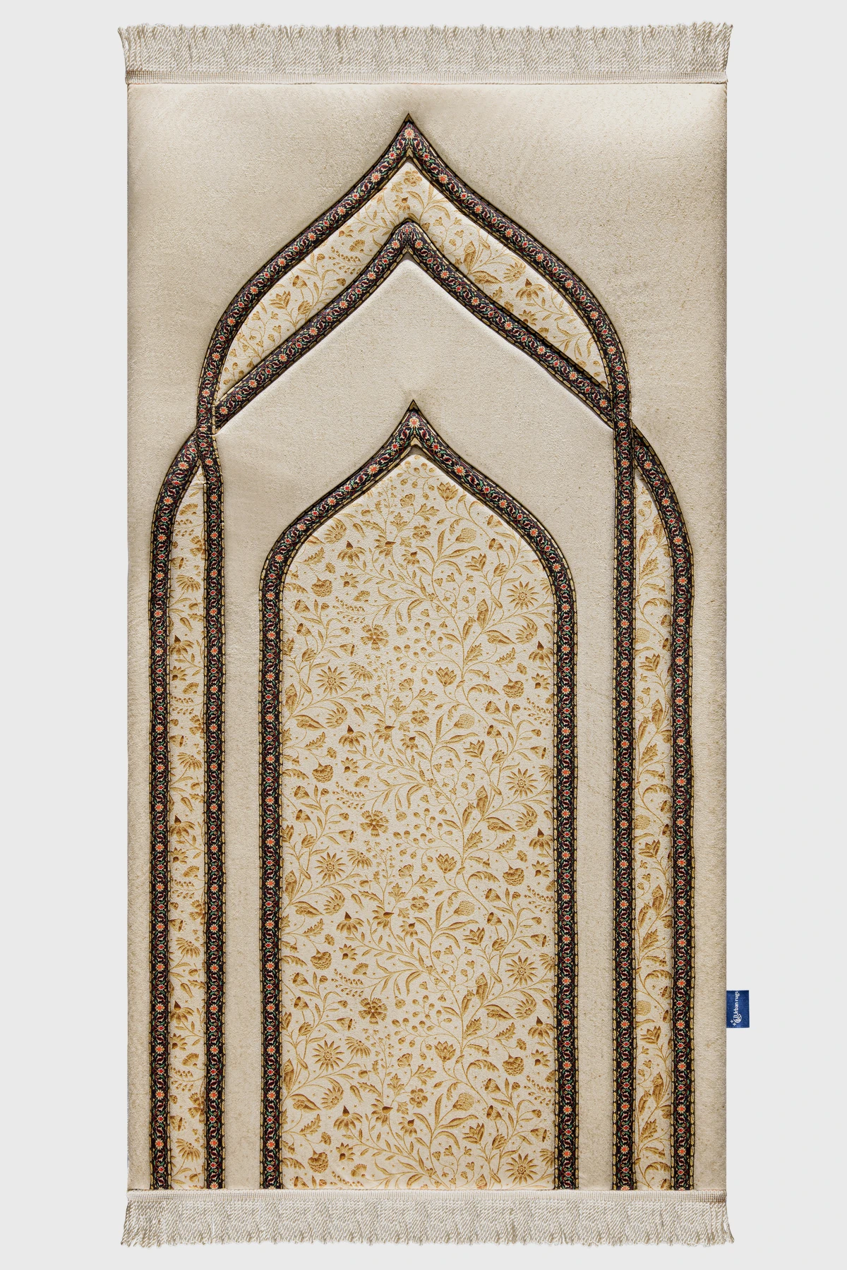Golden Blossom Premium Prayer Mat