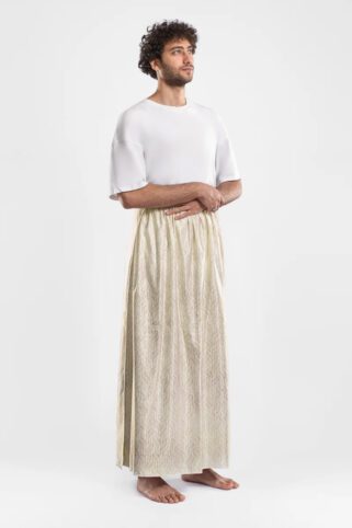 Beige Rejal Prayer Set