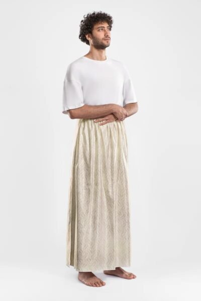 Beige Rejal Prayer Set