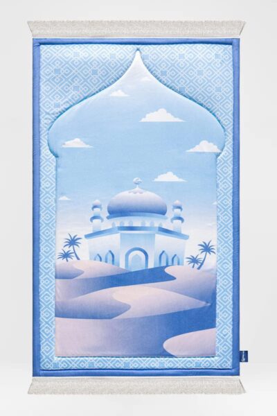 Bluish Sahara Mosque Junior Prayer Mat