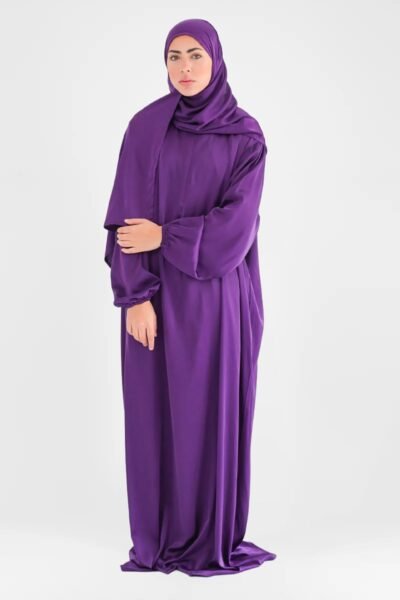 Violet Silky Prayer Dress