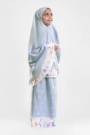 Ice Blue Islamic Kids Prayer Wear