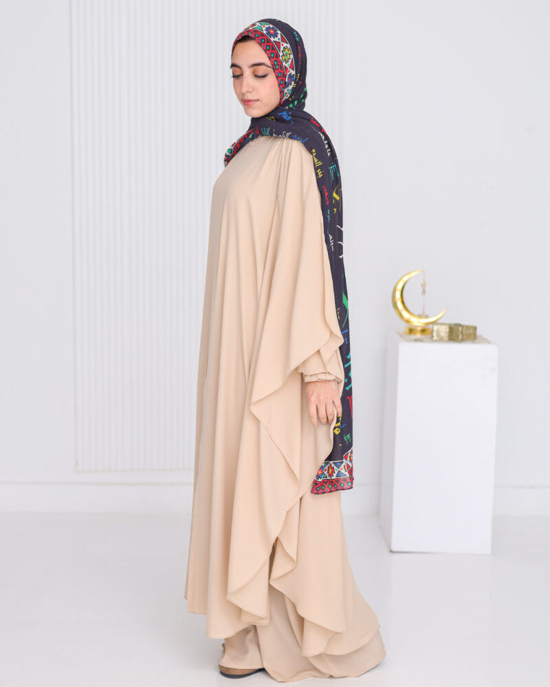 Umrah Beige Abaya - Image 3