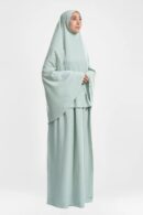 Mint Green Minimal Islamic Prayer Wear