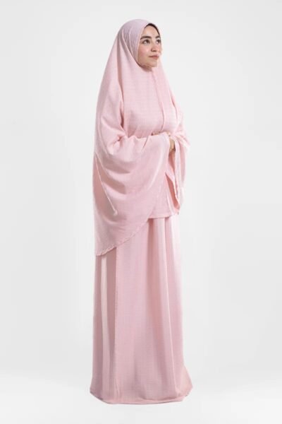 Pink Minimal Islamic Prayer Wear