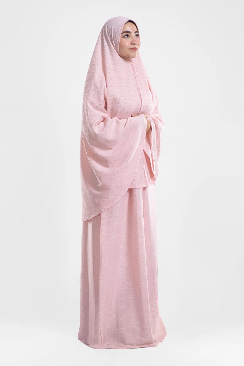 Pink Minimal Islamic Prayer Wear