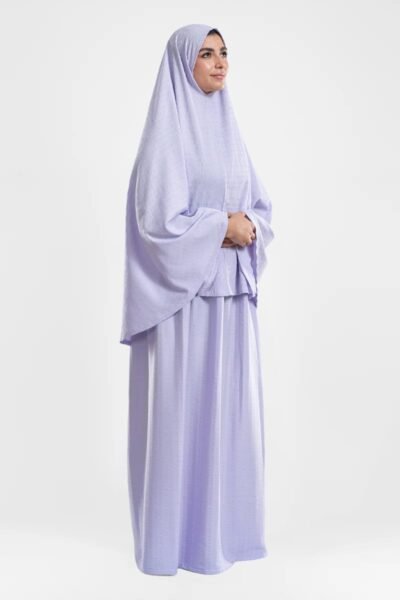 Lavender Minimal Islamic Prayer Wear