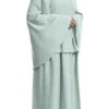 Mint Green Minimal Islamic Prayer Wear