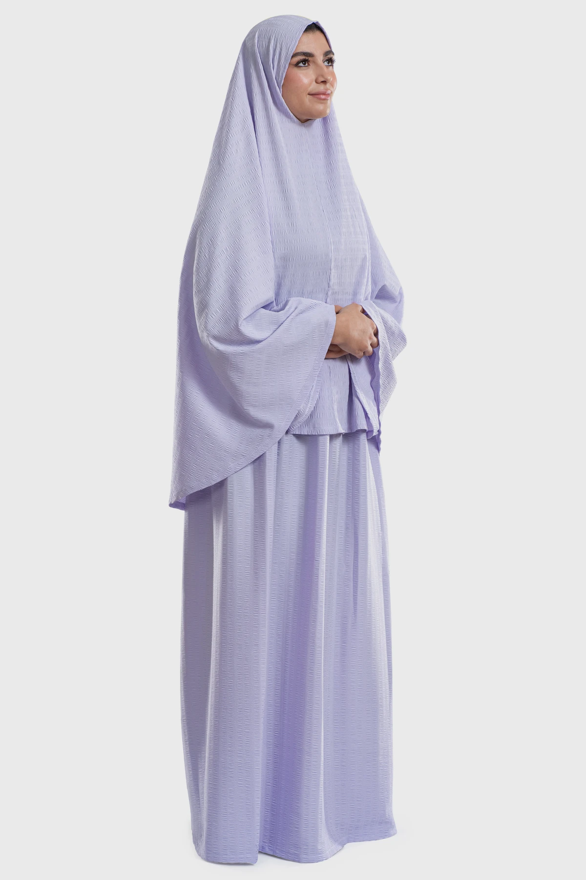 Lavender Minimal Islamic Prayer Wear - Image 2