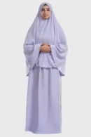 Lavender Minimal Islamic Prayer Wear