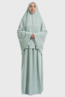 Mint Green Minimal Islamic Prayer Wear