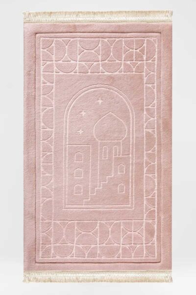 Blush Pink Emboss Prayer Mat