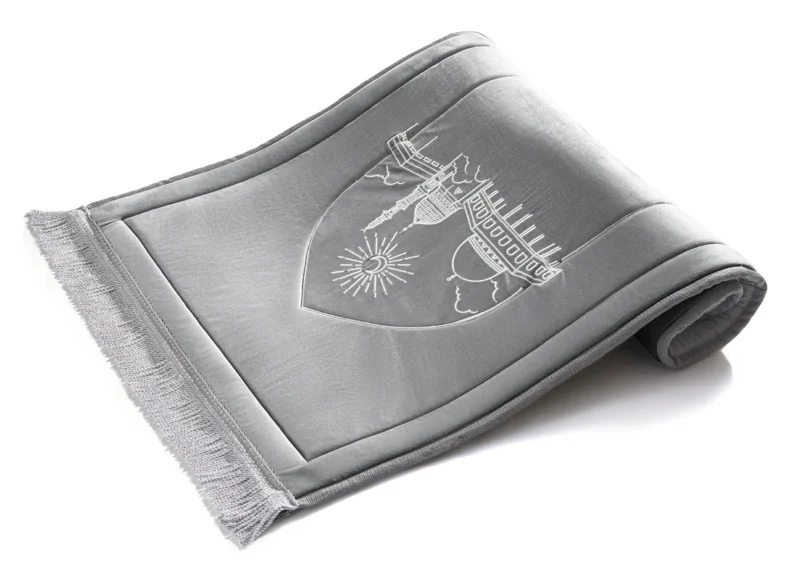 Alternative view of Greyish Emboss Prayer Mat