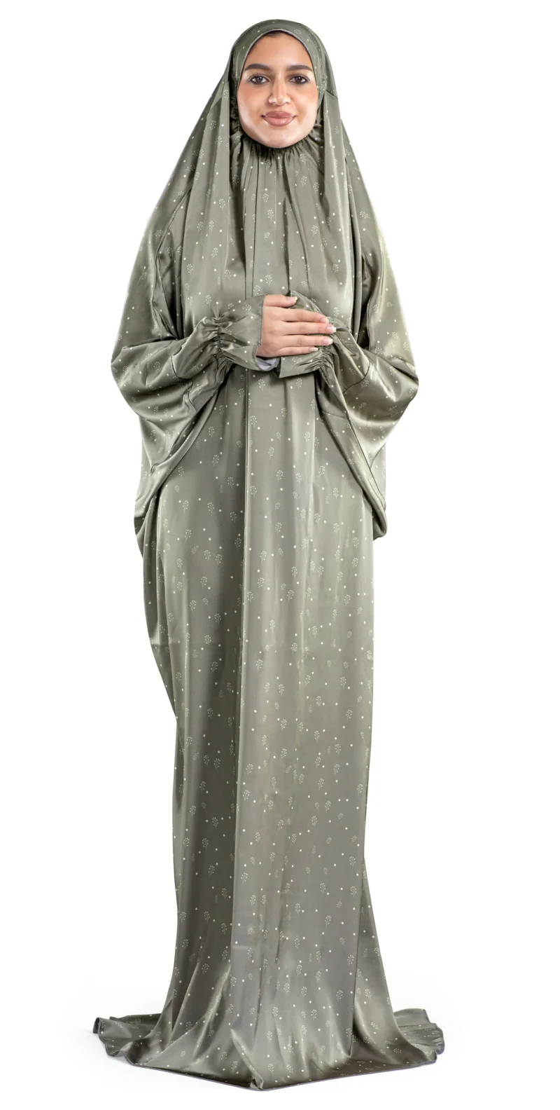 Alternative view of Kale Satin Islamic Prayer Wear