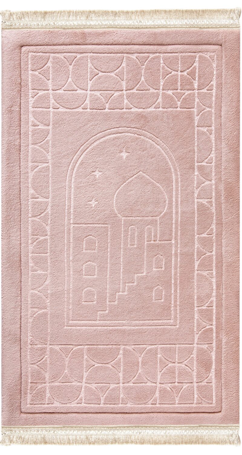 Blush Pink Emboss Prayer Mat