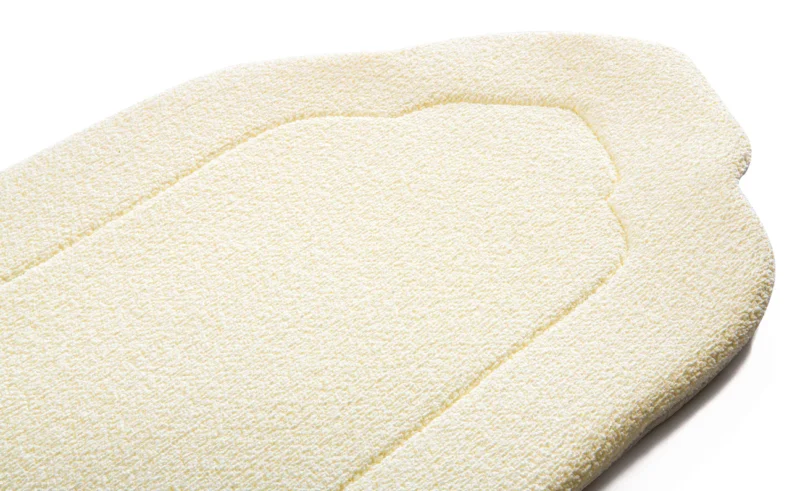 Daisy White Arched Plain Prayer Mat - Image 3
