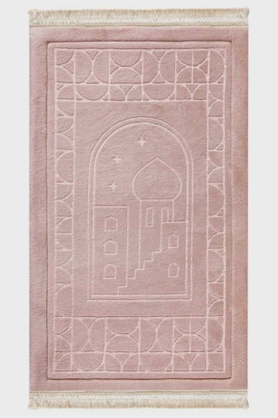 Blush Pink Emboss Prayer Mat