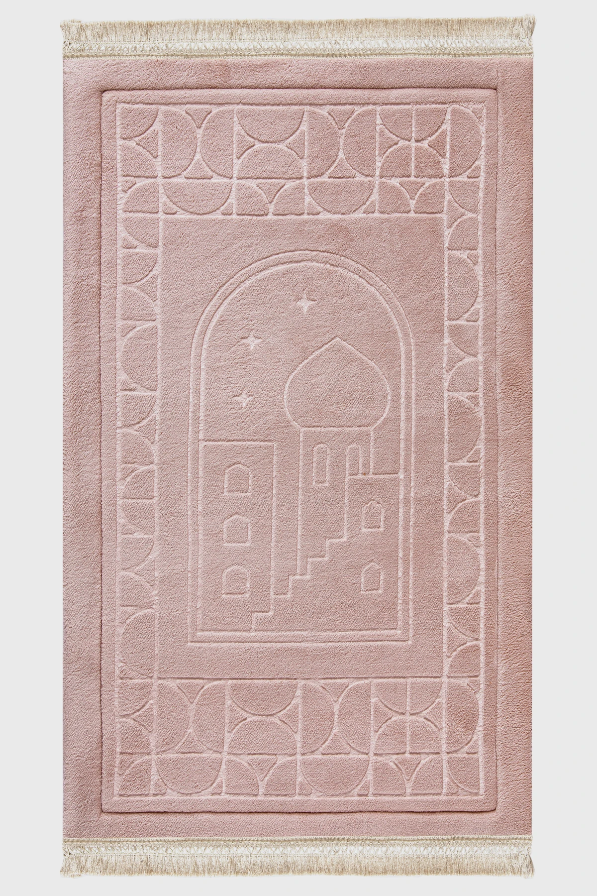 Blush Pink Emboss Prayer Mat