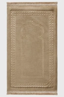 Bronz Emboss Prayer Mat - Luxury Prayer Mat Qatar | Arcadia