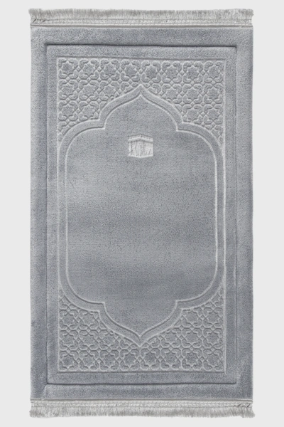 Greyish Emboss Prayer Mat