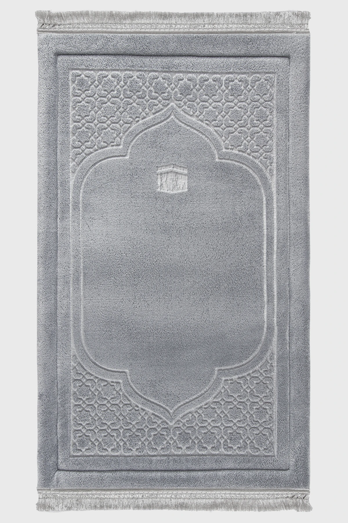 Greyish Emboss Prayer Mat