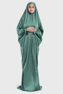 Jade Satin Islamic Prayer Wear