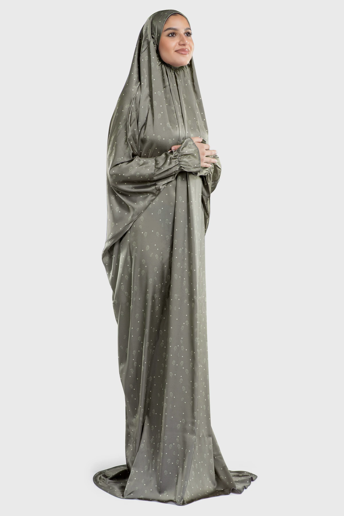 Kale Satin Islamic Prayer Wear - Image 2