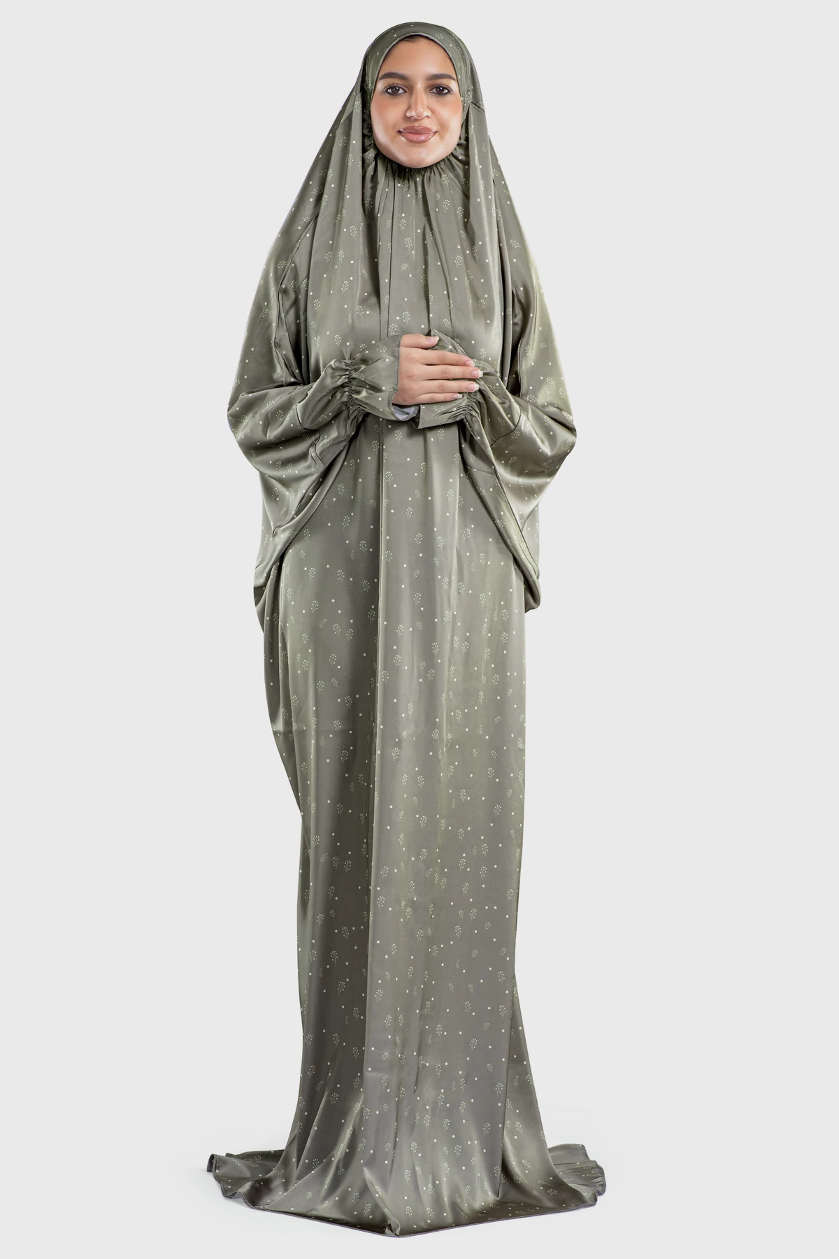 Kale Satin Islamic Prayer Wear