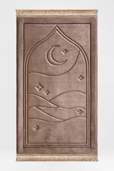 Taupe Dusk Capitone Prayer Mat