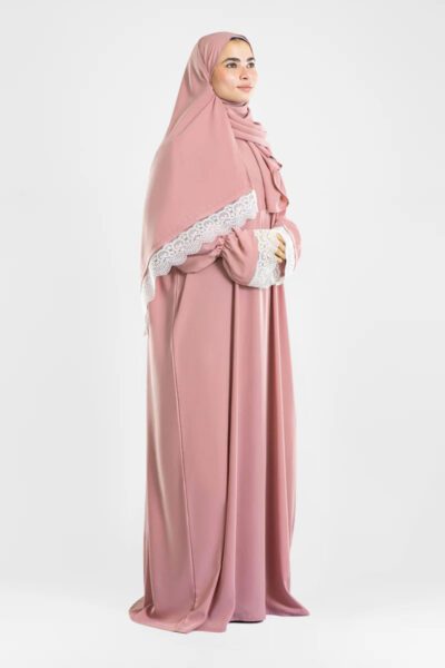Rosette Lace Islamic Prayer Wear