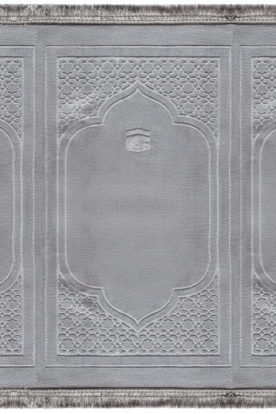 Trio Grey Jama'ah Prayer Mat