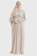 Ivory Lace Islamic Prayer Dress