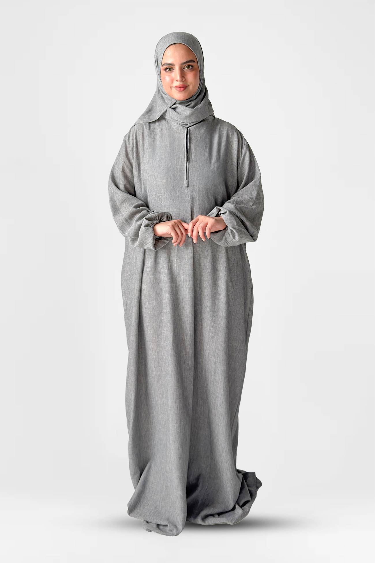 Dove Linen Prayer Dress