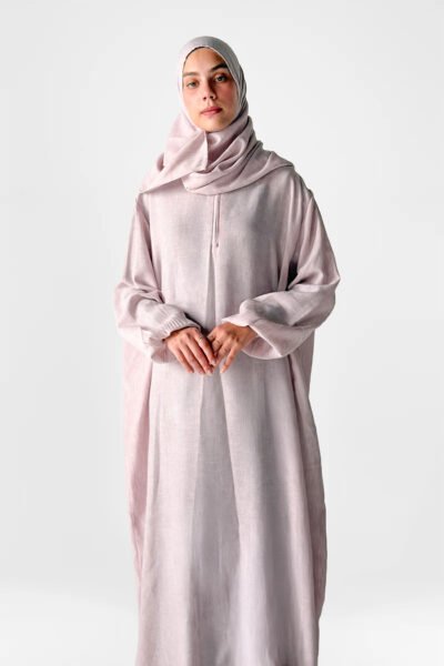 Blush Linen Prayer Dress
