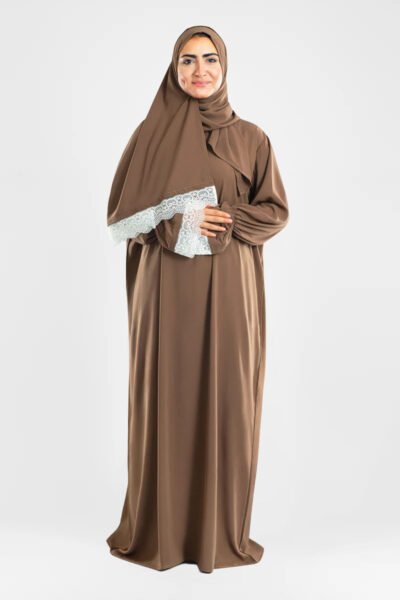 Cocoa Lace Islamic Prayer Wear