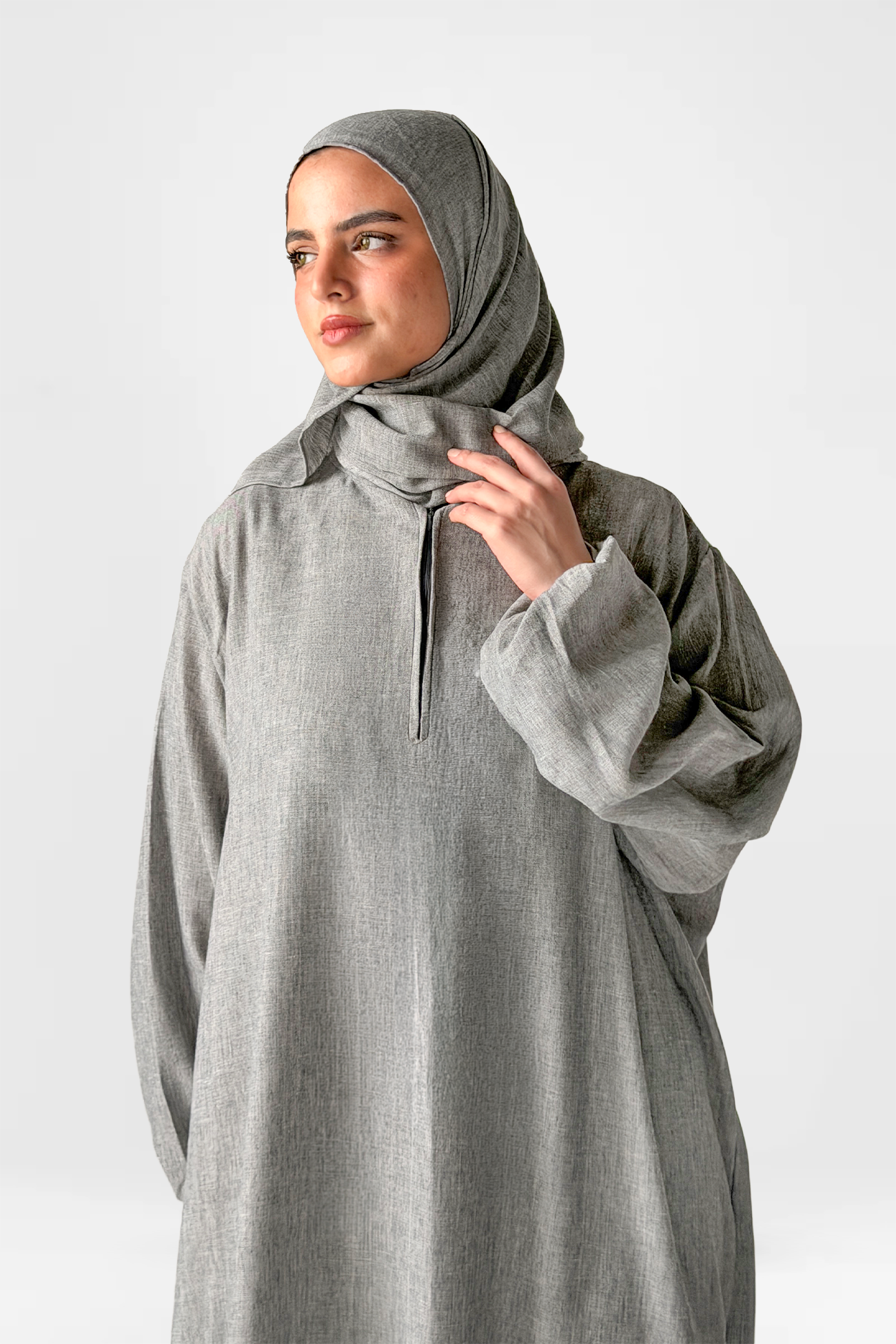 Dove Linen Prayer Dress - Image 2
