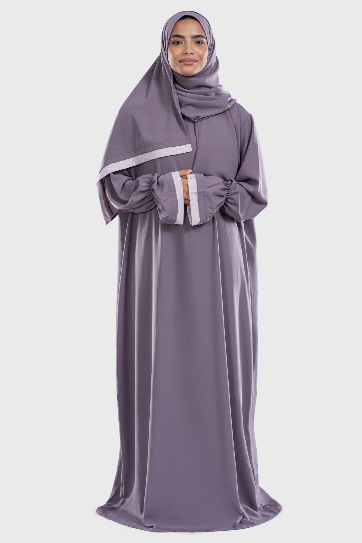 Perla Crepe Prayer Dress - Luxury Prayer Wear Qatar | Arcadia