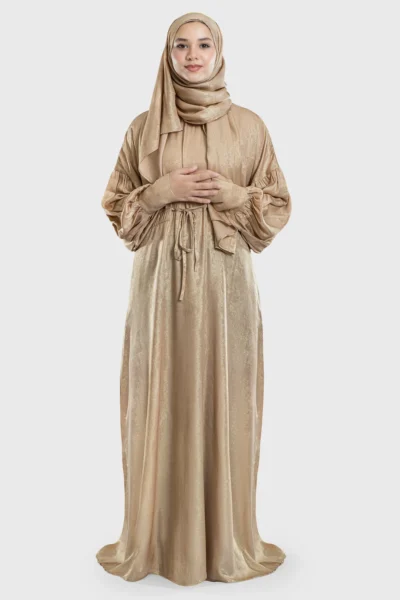 Champagne Gold Golden Hour Prayer Dress