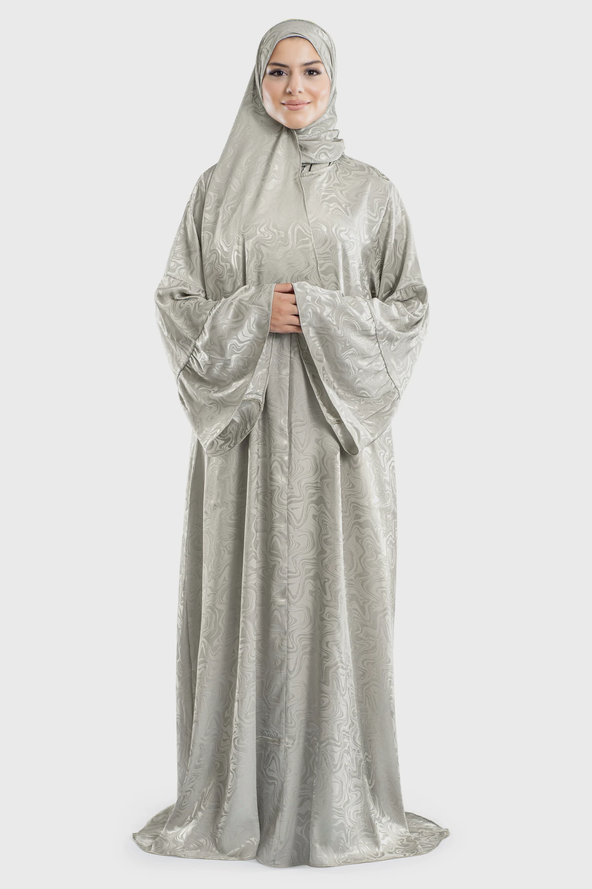 Silver Sage A Dream In Satin Prayer Dress