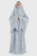 Sky Blue Fleur de Rêve Prayer Wear | ثوب صلاة مطرّز