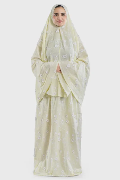 Sunshine Pop Fleur de Rêve Prayer Wear | ثوب صلاة مطرّز